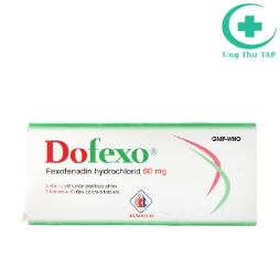 Dofexo 60mg Domesco - Thuốc điều trị mề đay, viêm mũi dị ứng